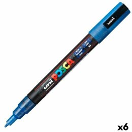 Marker POSCA PC-3ML Niebieski (6 Sztuk)