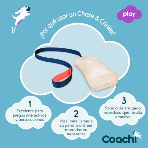 Training toy Coachi CHASE & CRINKLE Niebieski