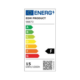 Żarówka LED EDM Żółty F 15 W E27 1200 Lm Ø 12 x 13,8 cm (RGB)