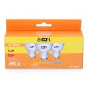 Zestaw 3 żarówek LED EDM 98208 F 5 W 45 W GU10 450 lm Ø 5 x 5,5 cm (3200 K)