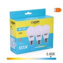 Zestaw 3 żarówek LED EDM 98207 F 60 W 10 W 68 W E27 810 Lm 932 Lm Ø 6 x 10,8 cm (6400 K)