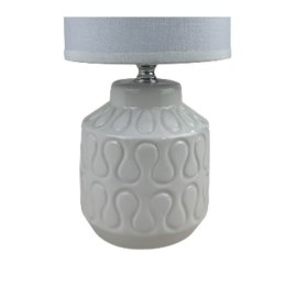Lampa stołowa Versa Lizzy Biały Ceramika 13 x 26,5 x 10 cm