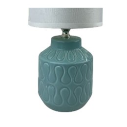 Lampa stołowa Versa Lizzy Niebieski Ceramika 13 x 26,5 x 10 cm