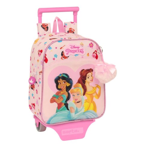 Torba szkolna z kółkami Disney Princess Summer adventures Różowy 22 x 27 x 10 cm