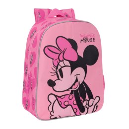 Plecak dziecięcy Minnie Mouse Loving Różowy 26 x 34 x 11 cm