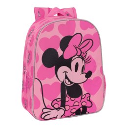 Plecak dziecięcy Minnie Mouse Loving Różowy 26 x 34 x 11 cm