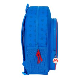 Plecak szkolny Super Mario Play Niebieski Czerwony 32 X 38 X 12 cm