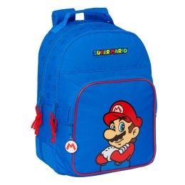 Plecak szkolny Super Mario Play Niebieski Czerwony 32 x 42 x 15 cm
