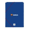 Folder F.C. Barcelona Niebieski Kasztanowy A4