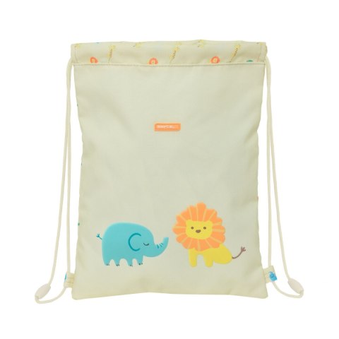 Worek na buty ze sznurkami Safta Selva Biały 26 x 34 x 1 cm