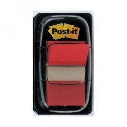 Karteczki przyklejane Post-it Index 25 x 43 mm Czerwony (3 Sztuk)