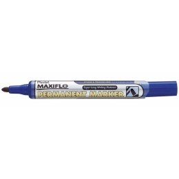 Marker permanentny Pentel Maxiflo NLF50 Niebieski 12 Części (12 Sztuk)