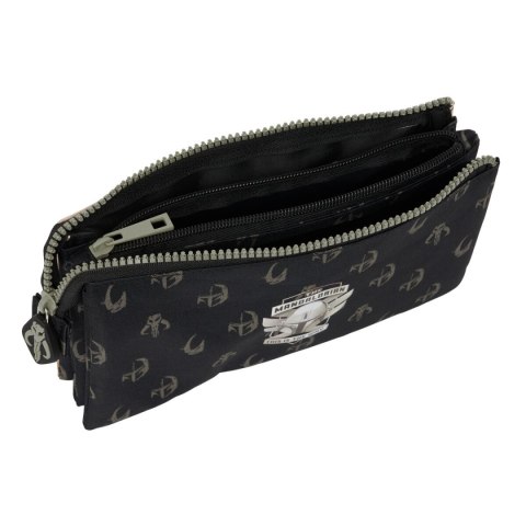 Piórnik Podwójny The Mandalorian This is the way Czarny 22 x 12 x 3 cm