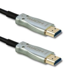 QOLTEC KABEL HDMI V2.0 A MĘSKI / A MĘSKI | AOC | 30M