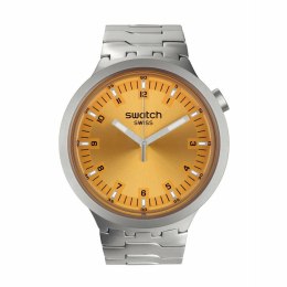 Zegarek Unisex Swatch SB07S103G Żółty Srebrzysty