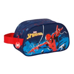 Neseser szkolny Spider-Man Neon Granatowy 26 x 15 x 12 cm