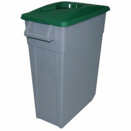Kosz na śmieci do recyklingu Denox 65 L Kolor Zielony (2 Sztuk)