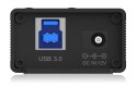 Hub IB-HUB1717 16+1 port USB HUB, 16x USB + 1x USB do ładowania, USB 3.2 Gen 1, 96 Watt zasilacz