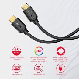Kabel HDMI 2.0 4K 60HZ ; ~20m ; C11079BK-20M