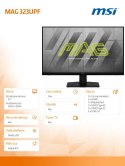 Monitor MAG 323UPF 32 cale FLAT/UHD/160Hz