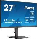 Monitor 27 cali ProLite XUB2794HSU-B6 VA,FHD,100HZ,4000:1,1MS,HDMI,DP,2xUSB, FreeSync,2x2W,HAS(150mm),PIVOT