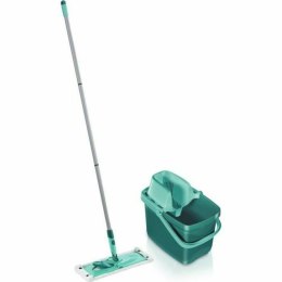 Mop with Bucket Leifheit Combi Clean M Kolor Zielony Metal Plastikowy