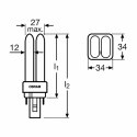 Świetlówka Osram Dulux d26w 865 g24d-3 G Biały 130 W 26 W G24 1700 Lm (6500 K)