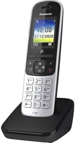 Telefon bezprzewodowy stacjonarny Panasonic KX-TGH710PDS (kolor srebrny)