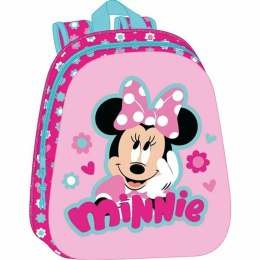 Plecak szkolny Minnie Mouse Różowy 27 x 33 x 10 cm