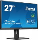 Monitor 27 cali ProLite XUB2763HSU-B1 IPS,100HZ,ECO,3ms,SLIM,HDMI,DP,2x USB3.22x2W,HAS(150mm),TCO,EPEAT