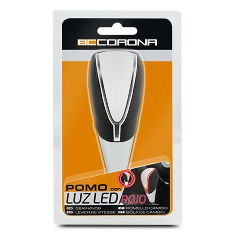 Gałka dźwigni zmiany biegów BC Corona POM30801 Uniwersalny Światło LED Wielokrotnego ładowania Czerwony