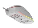 Mysz Krypton 550 8000 DPI podświetlenie RGB dla graczy lekka Biała