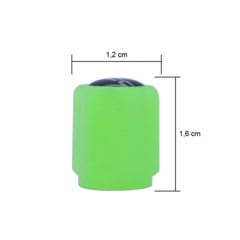 Zestaw Pokrywek OCC Motorsport OCCLEV002 4 Sztuk Fluorescencyjne Kolor Zielony