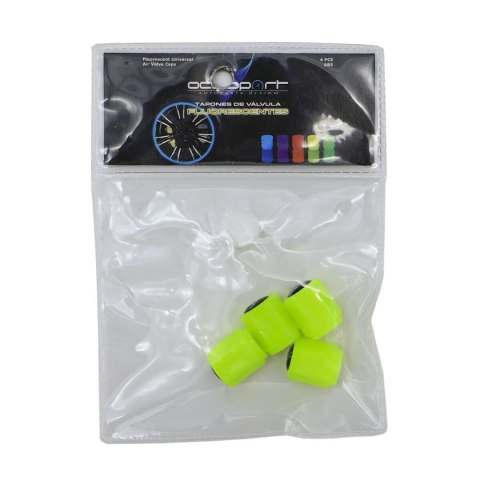 Zestaw Pokrywek OCC Motorsport OCCLEV005 4 Sztuk Fluorescencyjne Żółty