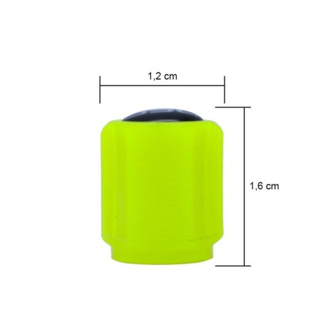 Zestaw Pokrywek OCC Motorsport OCCLEV005 4 Sztuk Fluorescencyjne Żółty