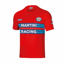 Koszulka z krótkim rękawem Męska Sparco Martini Racing Czerwony