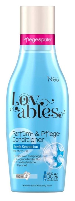 Lovables Fresh Sensation Perfumy i Odżywka Płyn do Płukania 850 ml
