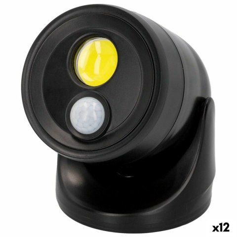 Lampka LED z Czujnikiem Ruchu Aktive Plastikowy 10,5 x 12,5 x 13,5 cm (12 Sztuk)