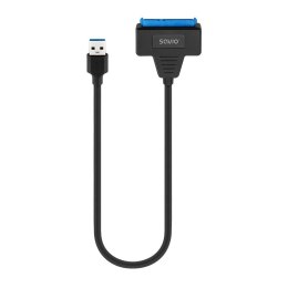 Adapter USB-C 3.1 Gen 1 (M) - SATA (F) do dysków 2.5 cala , AK-68