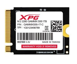 Dysk SSD XPG GAMMIX S55 1TB PCIe 4x4 5/3.7MB/s M2230