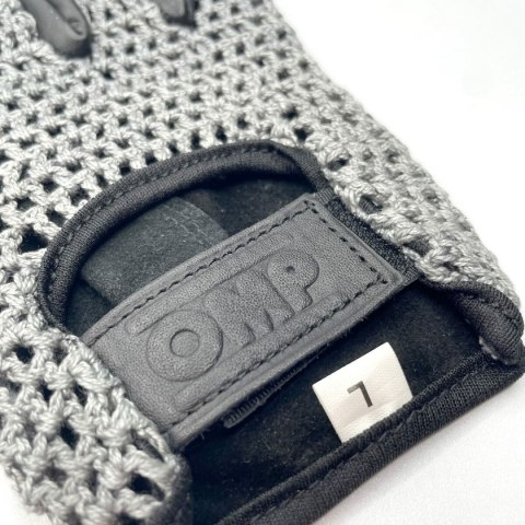 Rękawiczki OMP Tazio Vointage Racing Czarny M