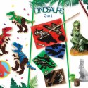 Zestaw do Rękodzieła SES Creative Dinosaurs 3 in 1