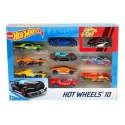 Zestaw Samochodów Hot Wheels Metal (10 Pcs)