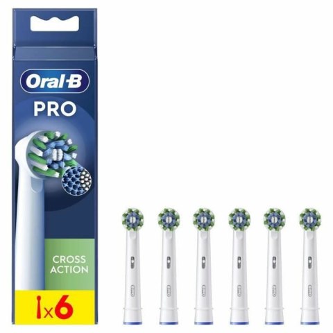 Główka do Szczoteczki do Zębów Oral-B 6 Sztuk Biały