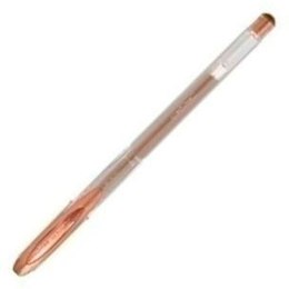 Długopis z płynnym atramentem Uni-Ball Rollerball Signo Noble Brąz Metalik 0,5 mm (12 Części)