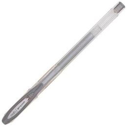 Długopis z płynnym atramentem Uni-Ball Rollerball Signo Noble Srebrzysty Metalik 0,5 mm (12 Części)