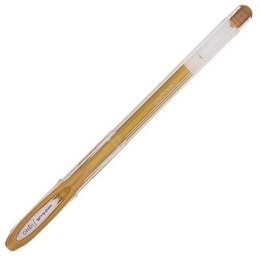 Długopis z płynnym atramentem Uni-Ball Rollerball Signo Noble Złoty Metalik 0,5 mm (12 Części)