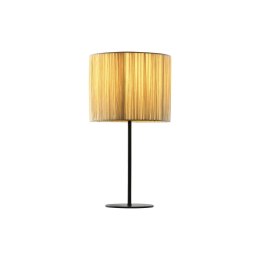 Lampa stołowa Home ESPRIT Brązowy Czarny Rafia Żelazo 50 W 220 V 25 x 25 x 47 cm