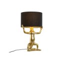 Lampa stołowa Home ESPRIT Czarny Złoty Żywica 50 W 220 V 31 x 28 x 50 cm (2 Sztuk)