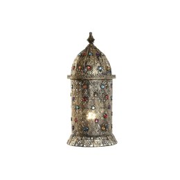 Lampa stołowa Home ESPRIT Wielokolorowy Złoty Metal 50 W 220 V 25 x 25 x 55 cm (2 Sztuk)